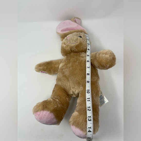 BUILD-A-BEAR: ‘Pawlette’ Bunny Rabbit Plush Stuffed Animal, Brown/Pink - Picture 9 of 11